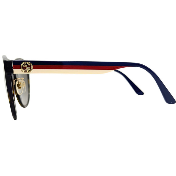 Gucci Sunglasses Round Retro‎ GG Logo Ophidia Red White Blue Tortoise Gradient main image 11